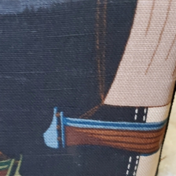 Moo Roo Black and Tan Mini Bag with Patchwork Design and Structured Shape - Picture 15 of 15